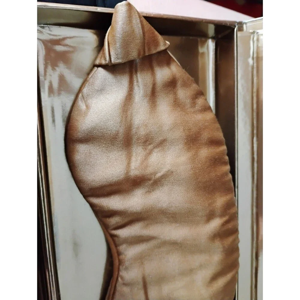 LOT OF 2: Slip Pure Silk Sleep Masks Caramel/Gold Open Box / May Have Been Used